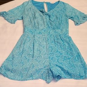 Candies's Turquoise Romper Size Small
